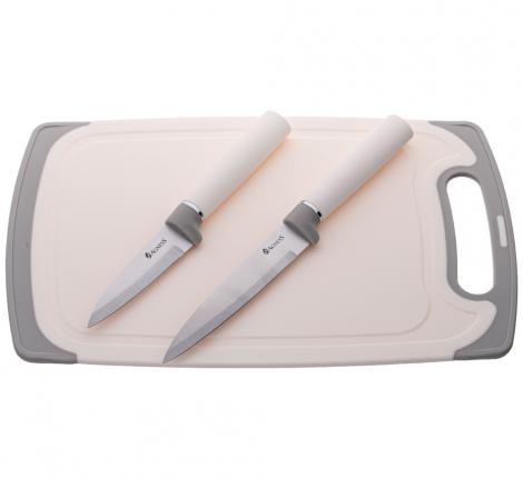 Набор кухонных ножей (5 шт.) и приборов "AGNESS" 671-213, 12 предметов