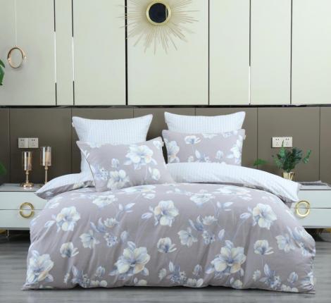 Постельное белье "Kazanov.A." Саманта (капучино) Сатин, Семейный