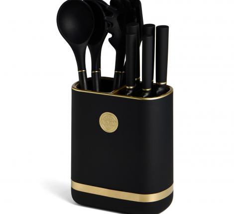 Набор кухонных ножей (5 шт.) и приборов "AGNESS" 671-221, 11 предметов