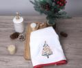 Полотенце Arya с вышивкой Рождество 40x60 Joy, Кремовый