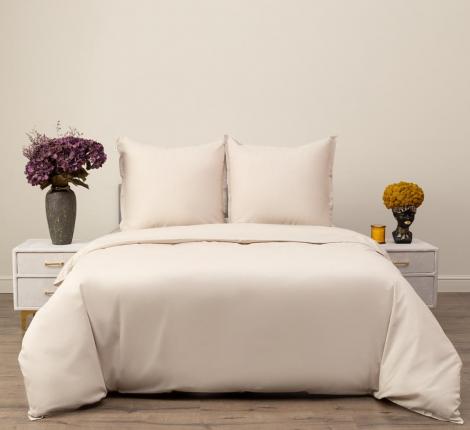 Постельное белье "Siberia" Сэнди (бежевая) Ранфорс, 1,5 спальный (70х70)