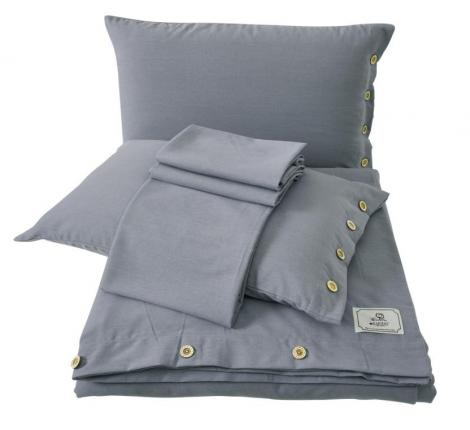 Постельное бельё "KARTEKS" VH-05 вареный жаккард на пуговицах, 1.5 спальный