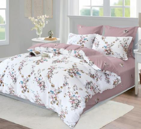 Постельное белье "Sailid" B-251-1 Сатин, 1,5 спальный