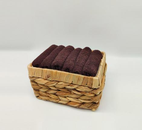 Набор махровых салфеток "Sofi de Marko" Бруна 30х30(6шт), шоколадный