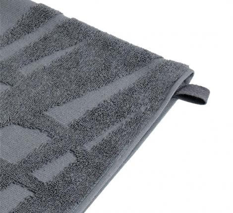 Комплект махровых полотенец "METEOR" (50x90/70х140) 2 шт. PATAYA, антрацит