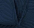 Покрывало из вареного бархата "KARTEKS" 04, 240х260 (50х70-2 шт), синий