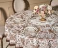 Скатерть круглая с пропиткой "RICH GARDEN", 220 см