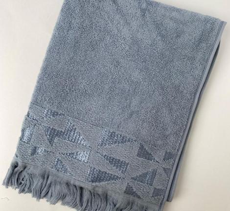 Полотенце махровое Созвездие (серо-голубой)), 70х135