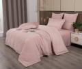 Постельное белье с одеялом "Kazanov.A." Lindor Fluffy (лайт пудра) Велюр/Egypt Cotton, Евро