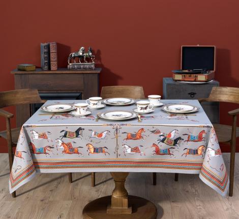 Скатерть с пропиткой LEFARD "PASSAGE" 140х180 см, серый