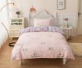 Постельное белье детское "Sofi de Marko" Зайчата (розовый) Сатин, 1,5 спальный