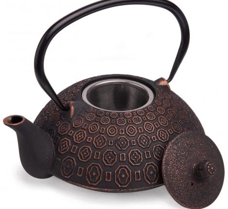 Заварочный чайник чугунный "Lefard" 734-1009 с эмалированным покрытием внутри, 1200 мл