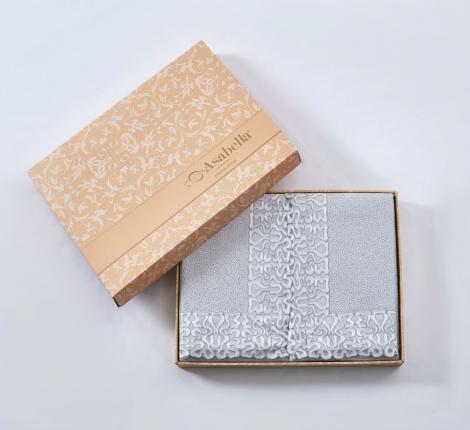 Постельное белье "Asabella" 2227-4 Жаккард, Евро