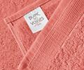 Полотенце махровое "Blanc des Vosges" UNI CORAIL (коралловый), 30х50-2шт.