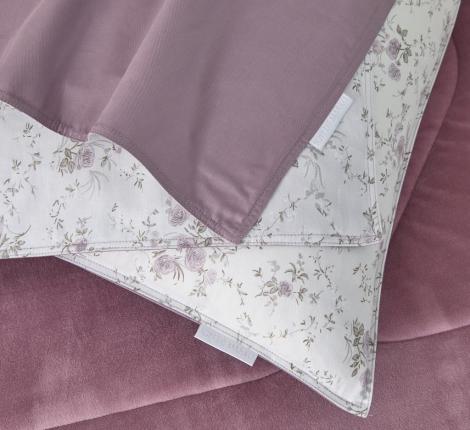 Постельное белье с одеялом "Sofi de Marko" Роберто №34 Велюр/Сатин, Евро