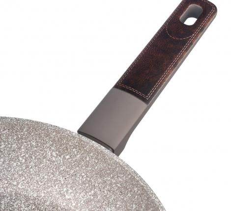 Сковорода "AGNESS" 902-112 с антипригарным покрытием PFLUON MARBLE, диаметр 26 см