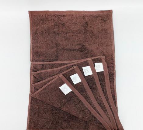 Набор махровых салфеток "Sofi de Marko" Дэйзи 30х50-5шт., шоколадный