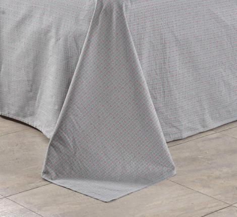 Постельное белье "Sofi de Marko" Элла (синяя) Сатин, Семейный