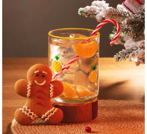 Набор стаканов 2 штуки "FRUITY PINEAPPLE", 400 мл