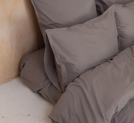 Постельное бельё Luxberry "SOFT SILK SATEEN"  софт сатин Семейный, умбра