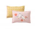 Постельное бельё "Blanc des Vosges" LOVE BIRDS PETAL перкаль, 1,5 спальный
