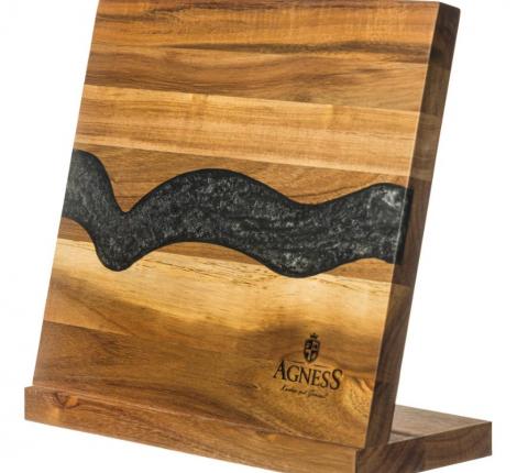 Набор кухонных ножей "AGNESS" с магнитным держателем 911-788, 5 предметов