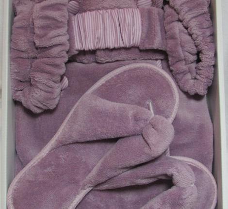 Набор для сауны женский Maison Dor "SKIRT" (фиолетовый), S