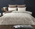 Постельное белье с одеялом "Kazanov.A." Рошель (бежевый жемчуг) Велюр/Egypt Cotton, Евро