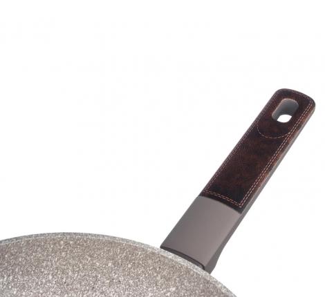 Сковорода "AGNESS" 902-111 с антипригарным покрытием PFLUON MARBLE, диаметр 24 см