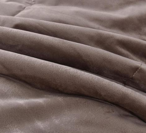 Постельное белье с одеялом "Sofi de Marko" Энрике (кофе) Велюр, 1,5 спальный