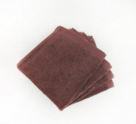 Набор махровых салфеток "Sofi de Marko" Джоди 30х30(4шт), шоколадный