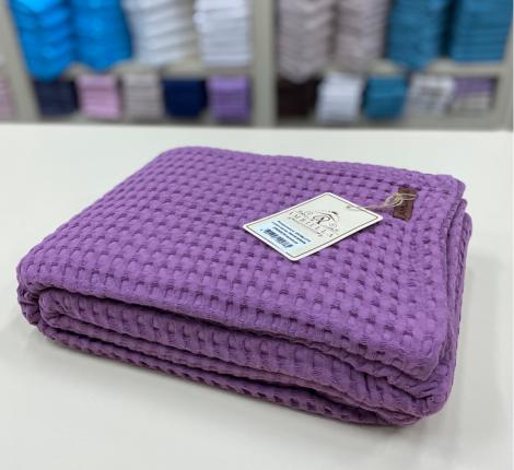 Покрывало вафельное "QUALITY" 200х240, лиловый