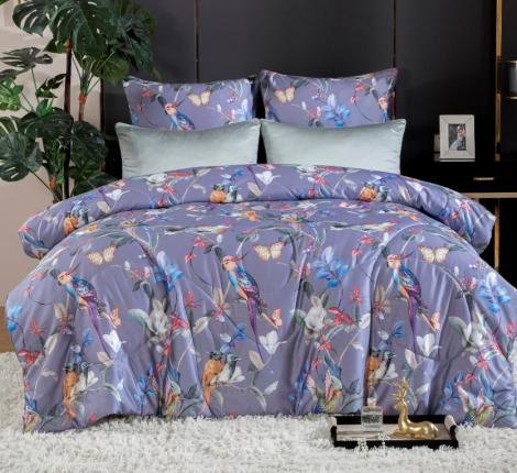 Постельное белье с одеялом "Kazanov.A." Эдем (аметист олива) Тенсел, Семейный