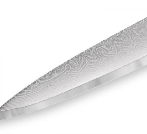 Нож кухонный "Samura Damascus 67" SD67-0045M/Y для нарезки 195 мм, Микарта