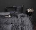 Постельное белье с одеялом "Kazanov.A." Lindor J'Adore (графит) Велюр/Тенсел, Семейный