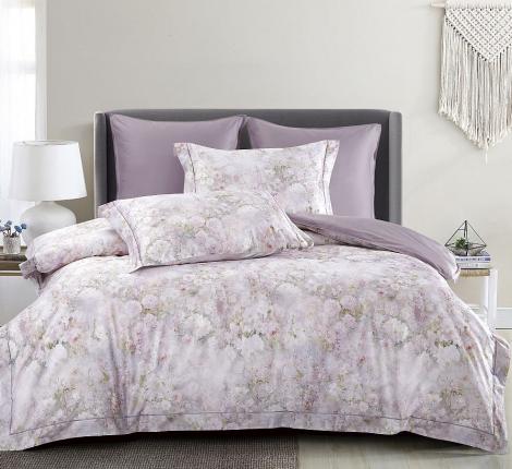 Постельное белье "Asabella" 2324-6 Мако-Сатин, Евро