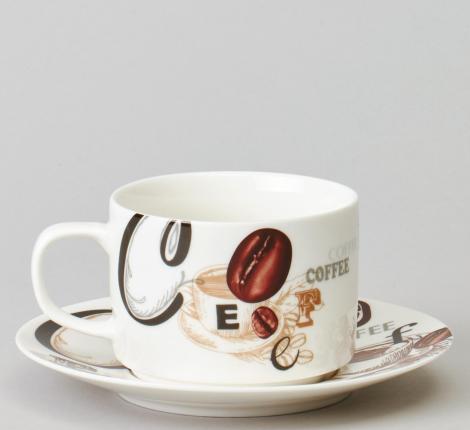 Кофейный набор "COFFEE MANIA" на 6 персон, 12 предметов (180 мл)