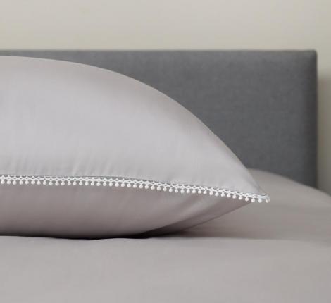 Постельное белье с одеялом "Sofi de Marko" Элиана (светло-серая) Сатин, Семейный