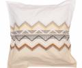 Наволочка "Blanc des Vosges" ZIGZAG chanvre перкаль, 60x60