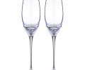 Набор бокалов для шампанского 2 штуки "BUBLES" PURPLE, 200 мл