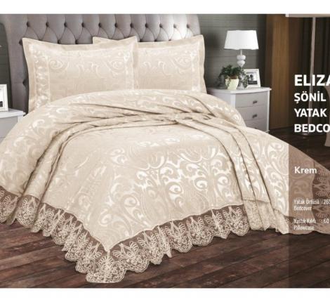 Покрывало жаккардовое EFOR "ELIZABETH" 265х275, кремовый