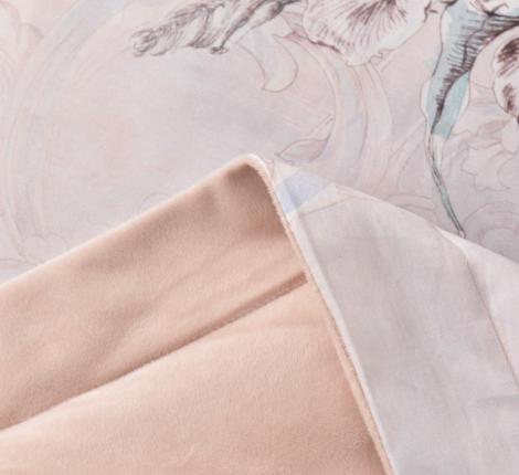 Постельное белье с одеялом "Sofi de Marko" Ренато №13 Велюр/Сатин, Семейный