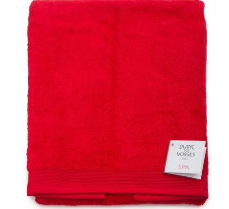 Полотенце "Blanc des Vosges" UNI CERISE (вишневый), 100х150