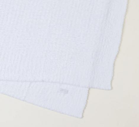 Плед "Barefoot Dreams" CC RIBBED THROW, 137х183 (белый)