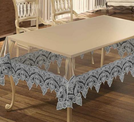 Скатерть EFOR "LUKKA" 160x220, серый