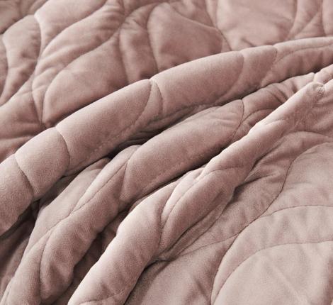 Покрывало "Sofi de Marko" Нобилис (пепел роза) Велюр, 240х260