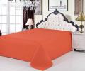 Простынь сатин коралловая (PRC-07), 160x220