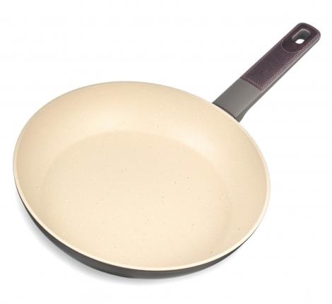 Сковорода "AGNESS" 902-102 с антипригарным покрытием PFLUON MARBLE, диаметр 26 см