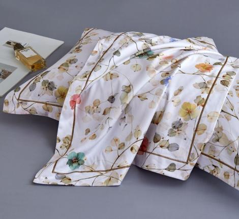 Постельное белье с одеялом "Asabella" 2147-2OSP Мако-Сатин, Семейный