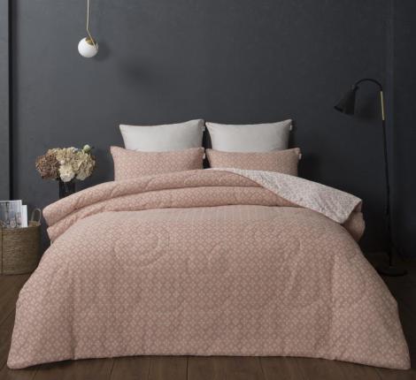 Постельное белье с одеялом "Kazanov.A." Кемер (коралл жемчуг) Муслин, 1,5 спальный